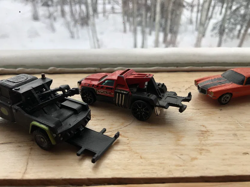 Phụ kiện xe cứu hộ tỉ lệ 1/64 có thể hoạt động được - Image 3