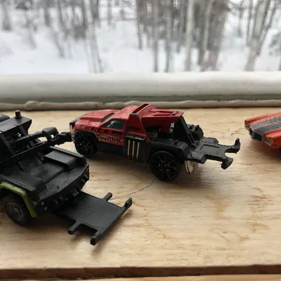 Phụ kiện xe cứu hộ tỉ lệ 1/64 có thể hoạt động được