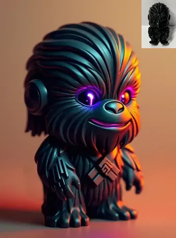 Mô hình Chibi Chewbacca (Star Wars) - Image 1