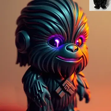 Mô hình Chibi Chewbacca (Star Wars)