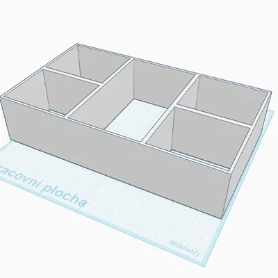 Khay chia ngăn 3D đa năng cho hộp giày và đồ dùng cá nhân