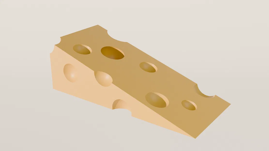 Chặn cửa hình miếng phô mai Cheese Doorstop độc lạ, tiện dụng - Image 1