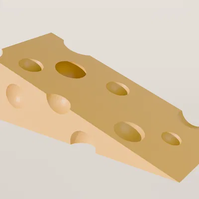 Chặn cửa hình miếng phô mai Cheese Doorstop độc lạ, tiện dụng