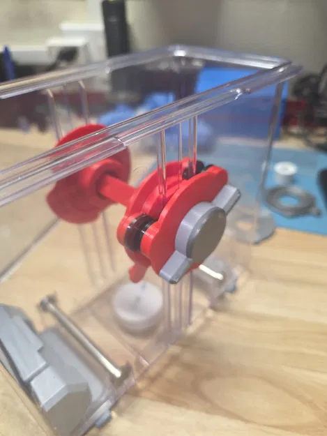 Hệ thống tay quay nam châm thu hồi sợi cho hộp sấy Polymaker (Snapmaker) - Image 2