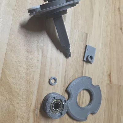 Hệ thống tay quay nam châm thu hồi sợi cho hộp sấy Polymaker (Snapmaker)