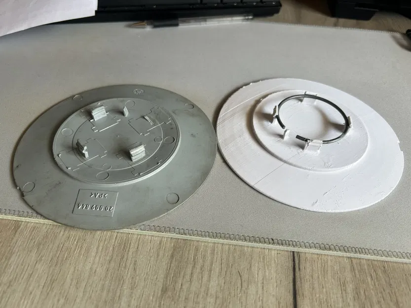 Nắp chụp mâm xe Volkswagen / Skoda (Wheel Center Cap) 3D - Image 2