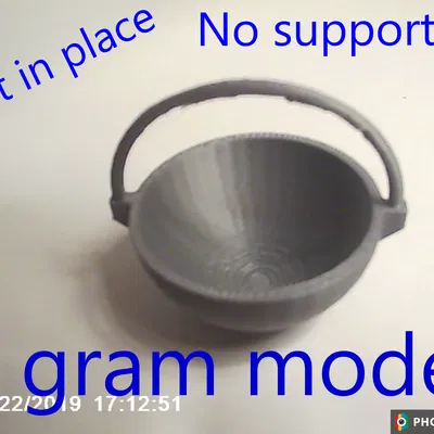 Ấm trà mini phong cách gang – In siêu tốc 15 phút | Trọng lượng chỉ 5g