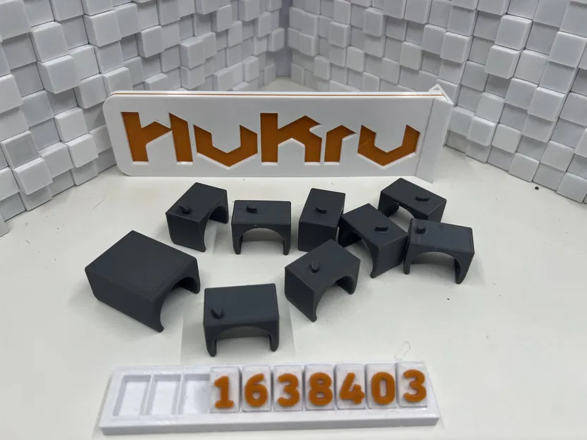 Bảng tên treo cho giá ống 25mm - kết hợp cùng thẻ mẫu nhựa (Swatch) Bambu - Image 2