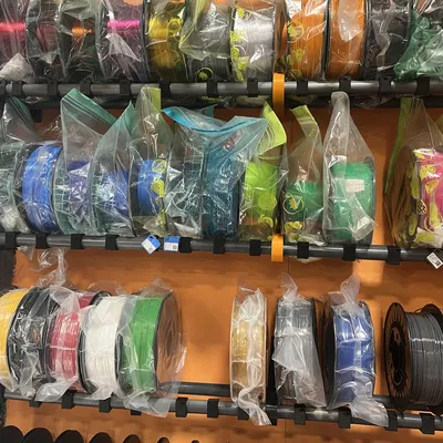 Bảng tên treo cho giá ống 25mm - kết hợp cùng thẻ mẫu nhựa (Swatch) Bambu