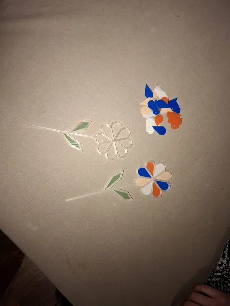 Hoa có cánh và lá tháo rời linh hoạt - Image 4