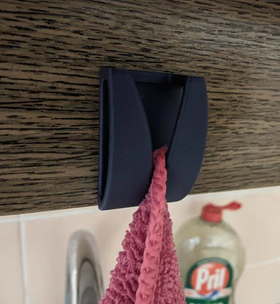 Móc treo khăn 3D (Towel Holder) gọn gàng, tiện lợi cho nhà bếp - Image 1