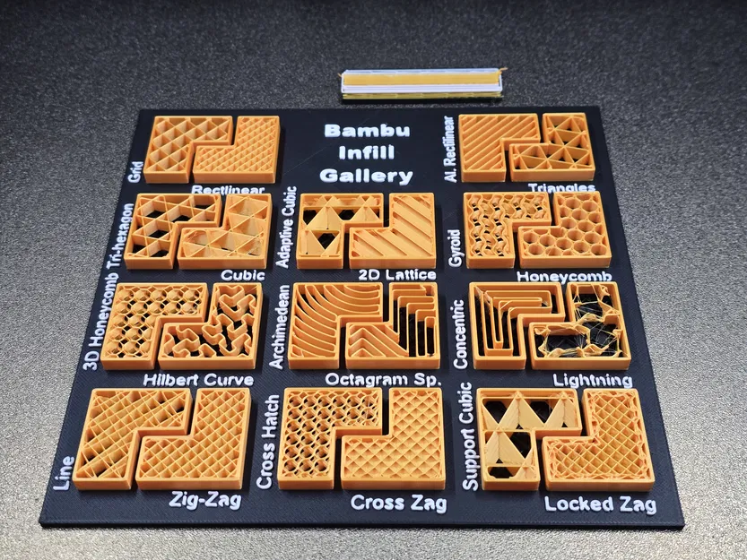 Bảng mẫu thử nghiệm kiểu Infill trên BambuStudio - Image 2