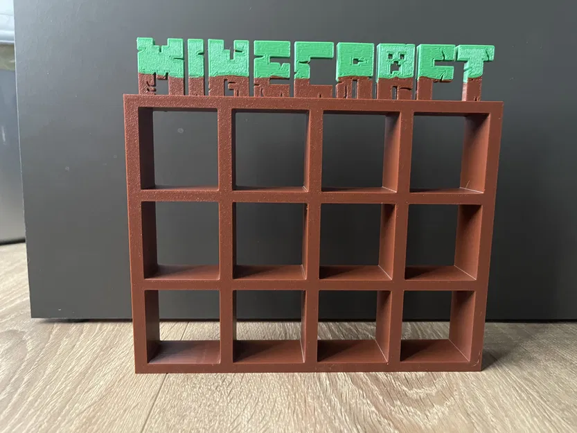 Kệ Trưng Bày Minecraft Kinder Joy Funko Pops (Thiết Kế Module In 3D) - Image 1