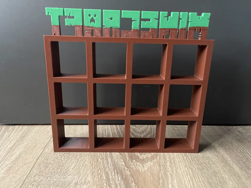 Kệ Trưng Bày Minecraft Kinder Joy Funko Pops (Thiết Kế Module In 3D) - Image 2