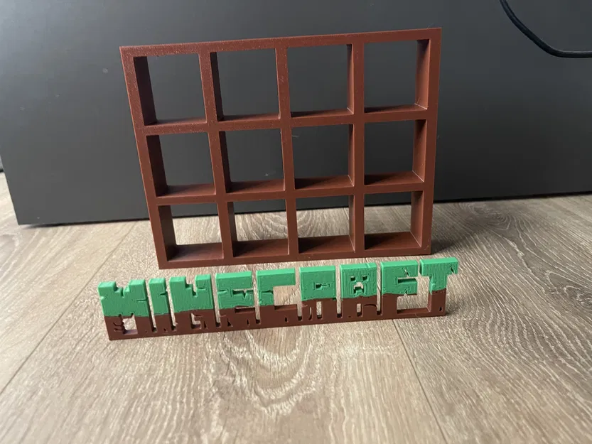 Kệ Trưng Bày Minecraft Kinder Joy Funko Pops (Thiết Kế Module In 3D) - Image 4