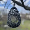 Khay thức ăn cho chim hình trứng Voronoi - Thumbnail 1