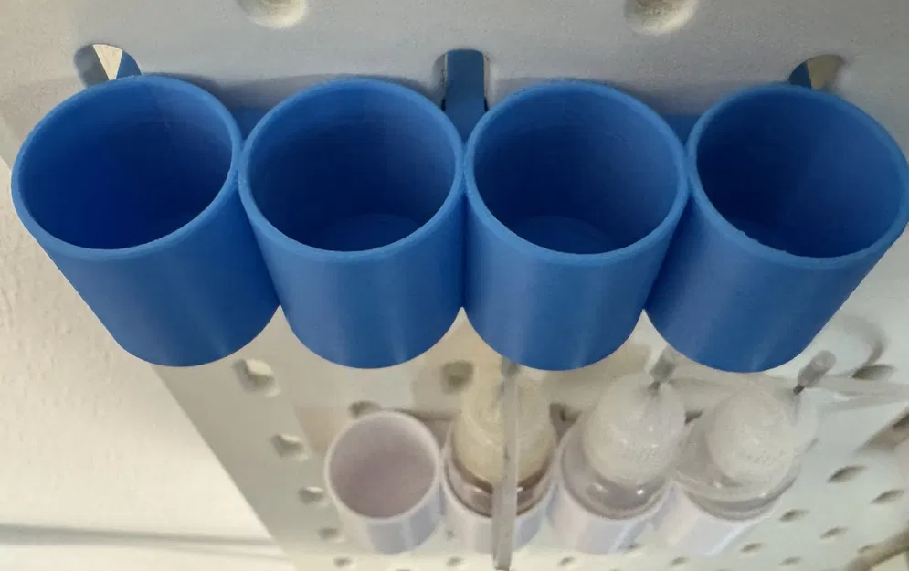 Giá đỡ 4 chai kim 10ml cho bảng treo IKEA SKÅDIS - Image 2