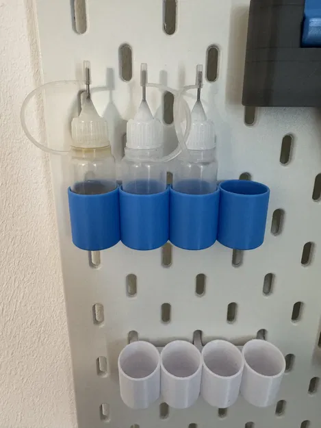 Giá đỡ 4 chai kim 10ml cho bảng treo IKEA SKÅDIS - Image 3