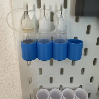 Giá đỡ 4 chai kim 10ml cho bảng treo IKEA SKÅDIS