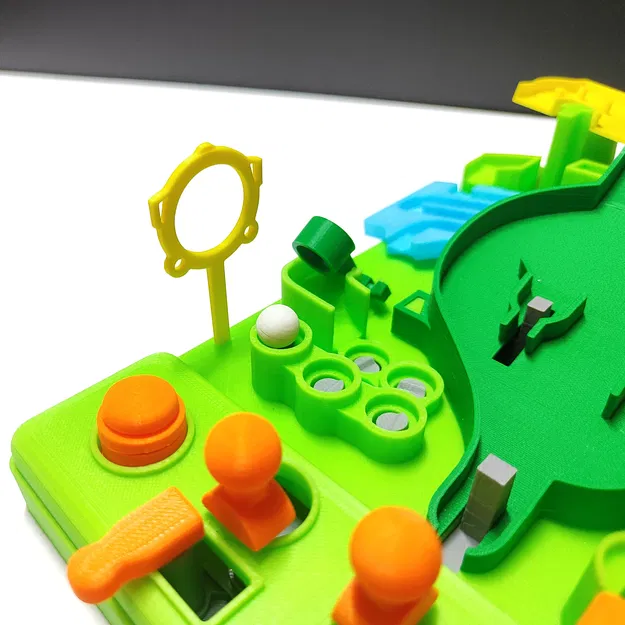 Mô hình Đồ chơi xếp hình viên bi cơ khí – Các bộ phận demo STL - Image 2