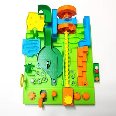 Mô hình Đồ chơi xếp hình viên bi cơ khí – Các bộ phận demo STL