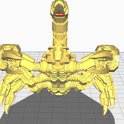 Mô hình bọ cạp cơ khí 3D độc đáo trang trí bàn làm việc