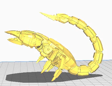 Mô hình bọ cạp cơ khí 3D độc đáo trang trí bàn làm việc - Image 2