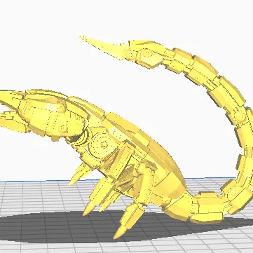 Mô hình bọ cạp cơ khí 3D độc đáo trang trí bàn làm việc