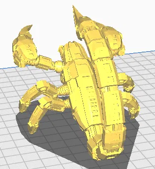 Mô hình bọ cạp cơ khí 3D độc đáo trang trí bàn làm việc - Image 3