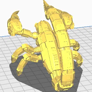 Mô hình bọ cạp cơ khí 3D độc đáo trang trí bàn làm việc