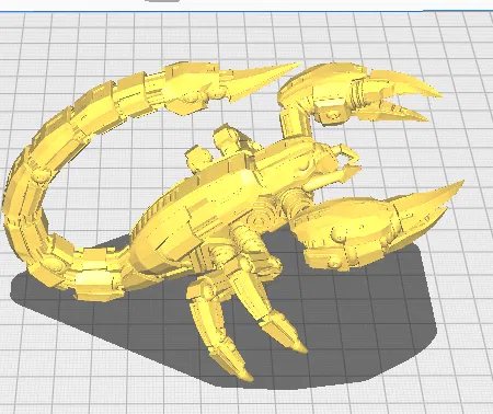 Mô hình bọ cạp cơ khí 3D độc đáo trang trí bàn làm việc - Image 4