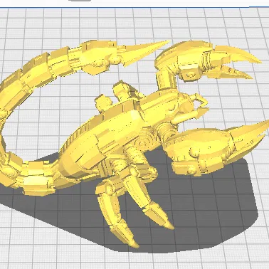 Mô hình bọ cạp cơ khí 3D độc đáo trang trí bàn làm việc