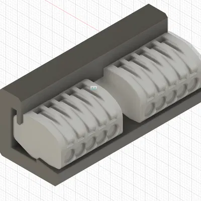 Ngàm giữ đầu nối điện Wago 222-415 gọn gàng cho tủ kỹ thuật