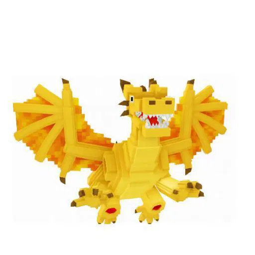Mô hình rồng pixel Dragon Canelloni phong cách Roblox độc đáo - Image 1