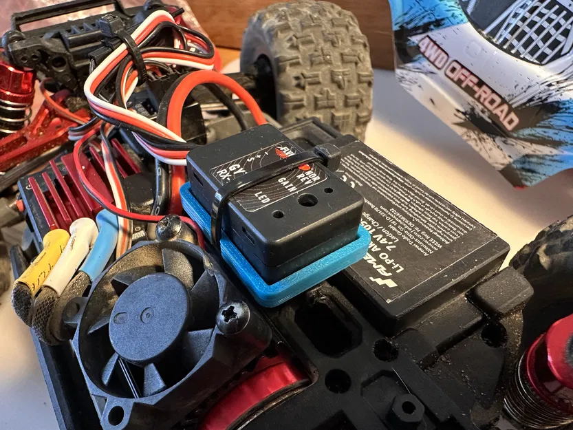 Đế gắn Gyro RX-7D cho xe RC Hyper Go - Phụ kiện in 3D hữu ích - Image 1