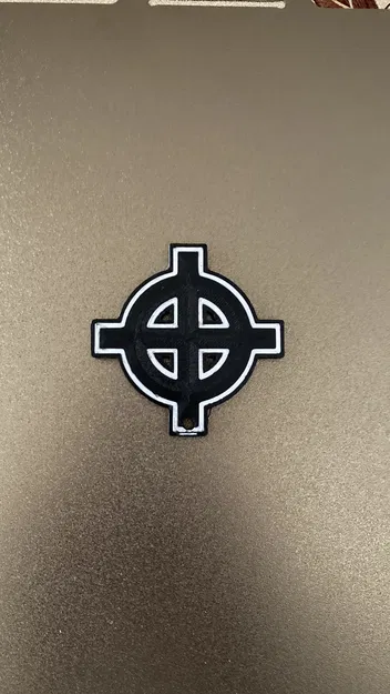 Mẫu in 3D Thánh giá Celtic (Croce Celtica Irlandese) tinh tế - Image 1