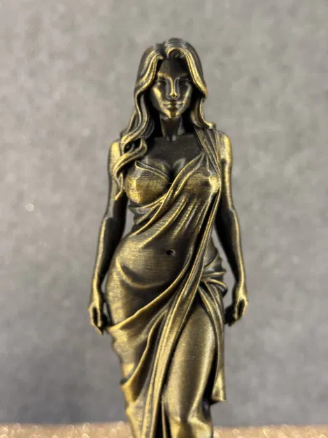 Ethereal Silk Goddess | Tượng Nghệ Thuật Art Deco Đẳng Cấp Bảo Tàng - Image 2