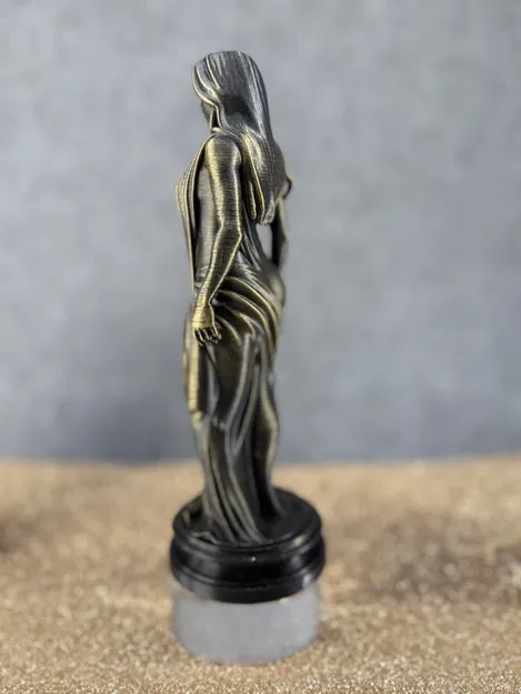 Ethereal Silk Goddess | Tượng Nghệ Thuật Art Deco Đẳng Cấp Bảo Tàng - Image 3