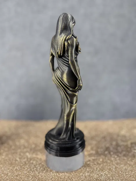 Ethereal Silk Goddess | Tượng Nghệ Thuật Art Deco Đẳng Cấp Bảo Tàng - Image 4