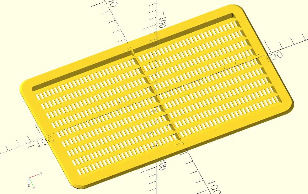 Nắp Thông Gió 3D Parametric Có Lưới Chống Côn Trùng Hiệu Quả - Image 1