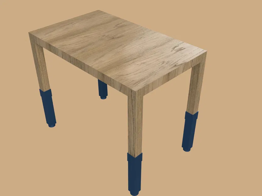 Long Lack Foot – Chân đôn tăng chiều cao cho bàn IKEA Lack - Image 1