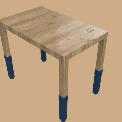 Long Lack Foot – Chân đôn tăng chiều cao cho bàn IKEA Lack