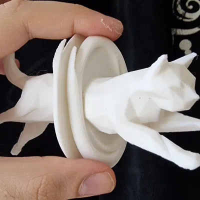 Cổng portal mèo phong cách Low Poly