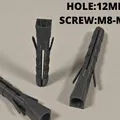 Tắc kê tường chịu lực (12mm) | Dùng cho ốc M8-M10 - Thumbnail 1