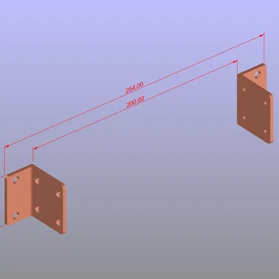 Ngàm gắn tủ rack 10-inch cho thiết bị Mikrotik (Thay thế cho RMK-2/10)