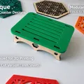 Bộ sưu tập đế lót ly hình lục giác (Coaster Collection) in 3D độc đáo - Thumbnail 1