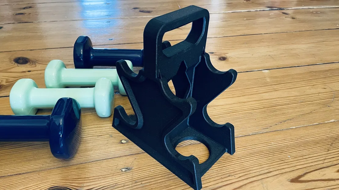 Giá đỡ cho tạ tay Decathlon 1 kg và 2 kg - Image 1