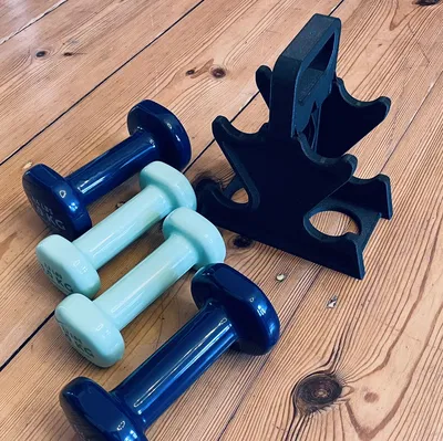 Giá đỡ cho tạ tay Decathlon 1 kg và 2 kg