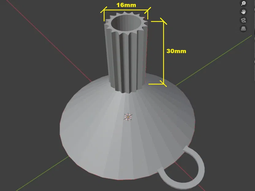 Phễu châm dầu máy cưa xích (có lỗ thông hơi) - Image 3