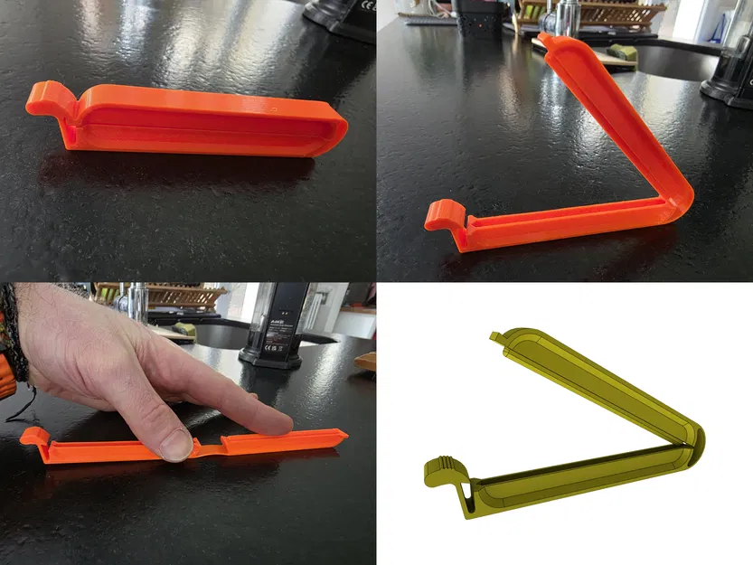 Kẹp miệng túi 180 độ tiện dụng - In 3D nhanh chóng - Image 1